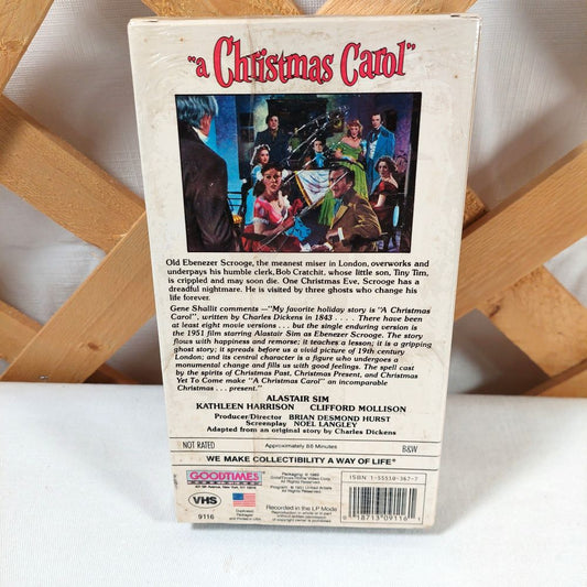 A Christmas Carol on VHS Cassette