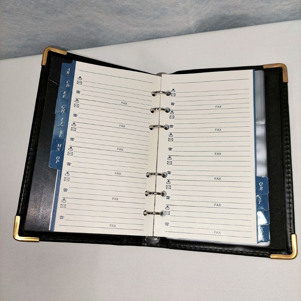 Rolodex Personal Address Book Binder Style
