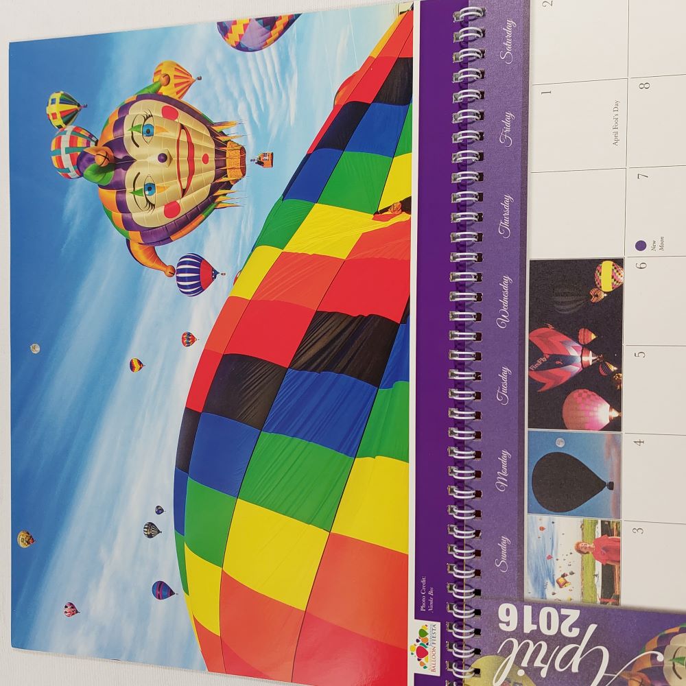 2016 Calendar Albuquerque International Balloon Fiesta