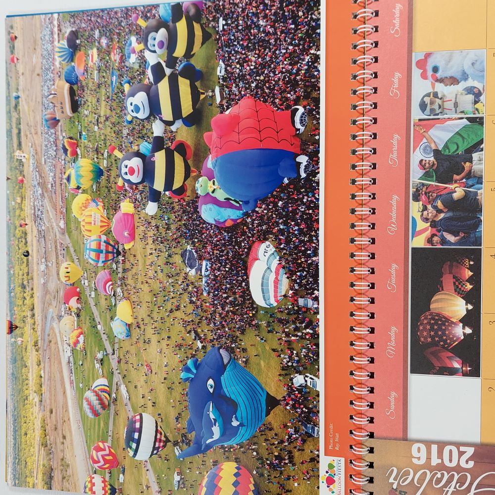 2016 Calendar Albuquerque International Balloon Fiesta