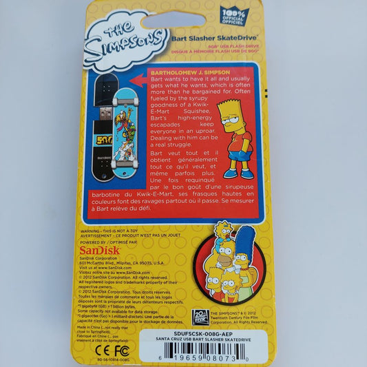 The Simpsons Bart Slasher SkateDrive 8 GB USB Flash Drive