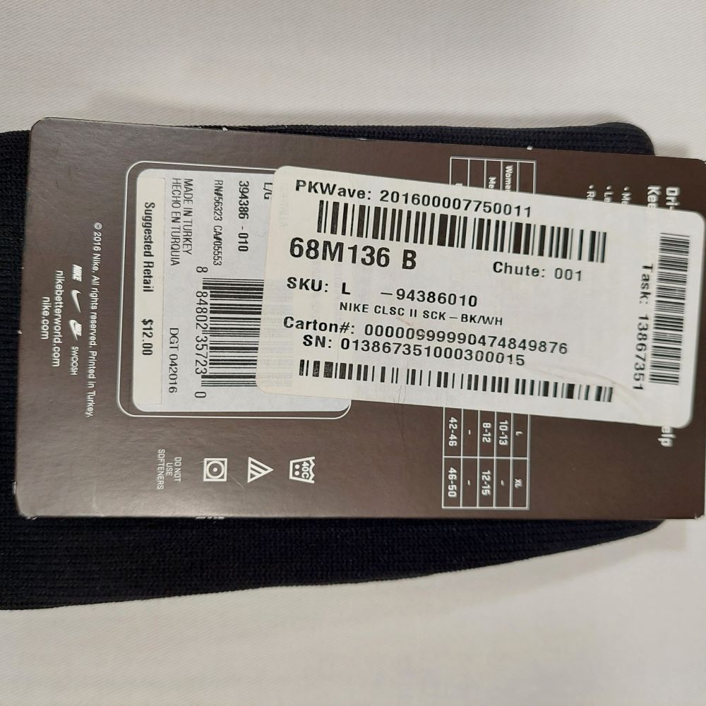 Nike Dri-Fit Over-the-Calf Soccer Socks Men's L/G One Pair