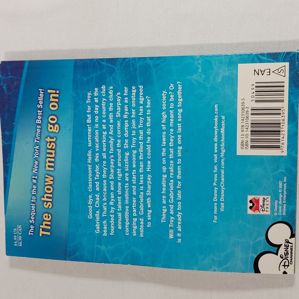 Disney High School Musical 2 The Junior Novel