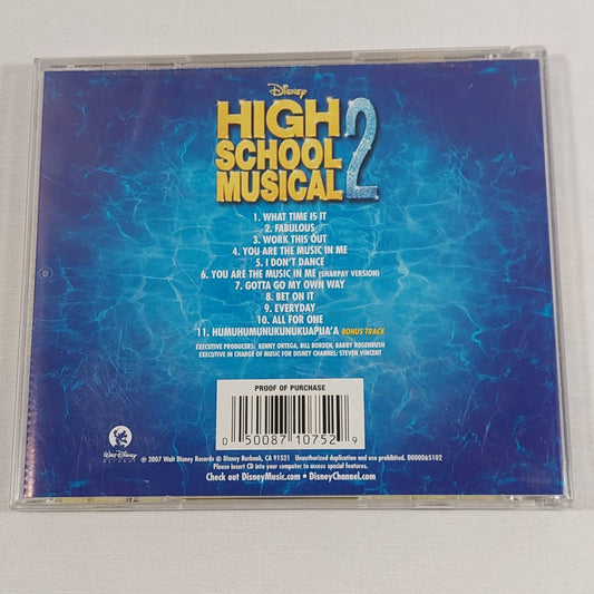 Disney High School Musical 2 Soundtrack 2007