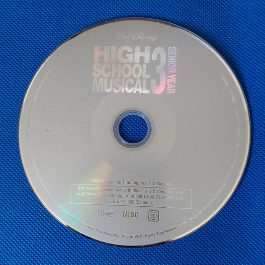 Disney High School Musical 3: Senior Year, Movie on DVD