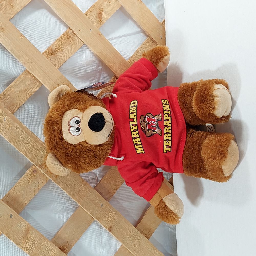 Toy Factory Maryland Hoodie Bear 13.5"