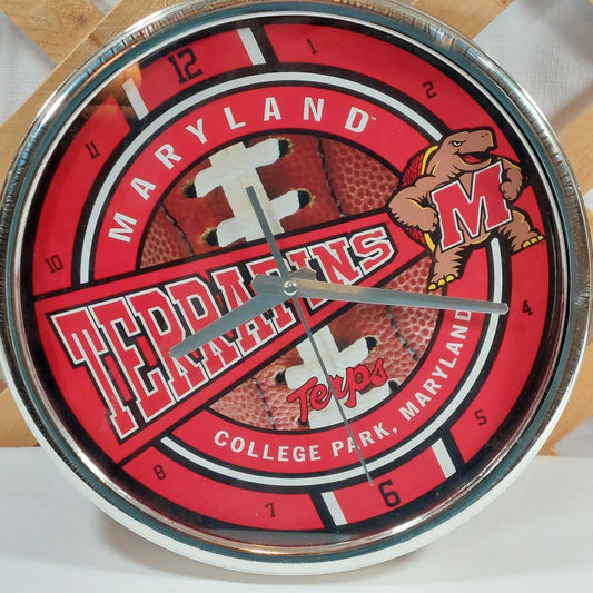 Table Clock University of Maryland Football Theme