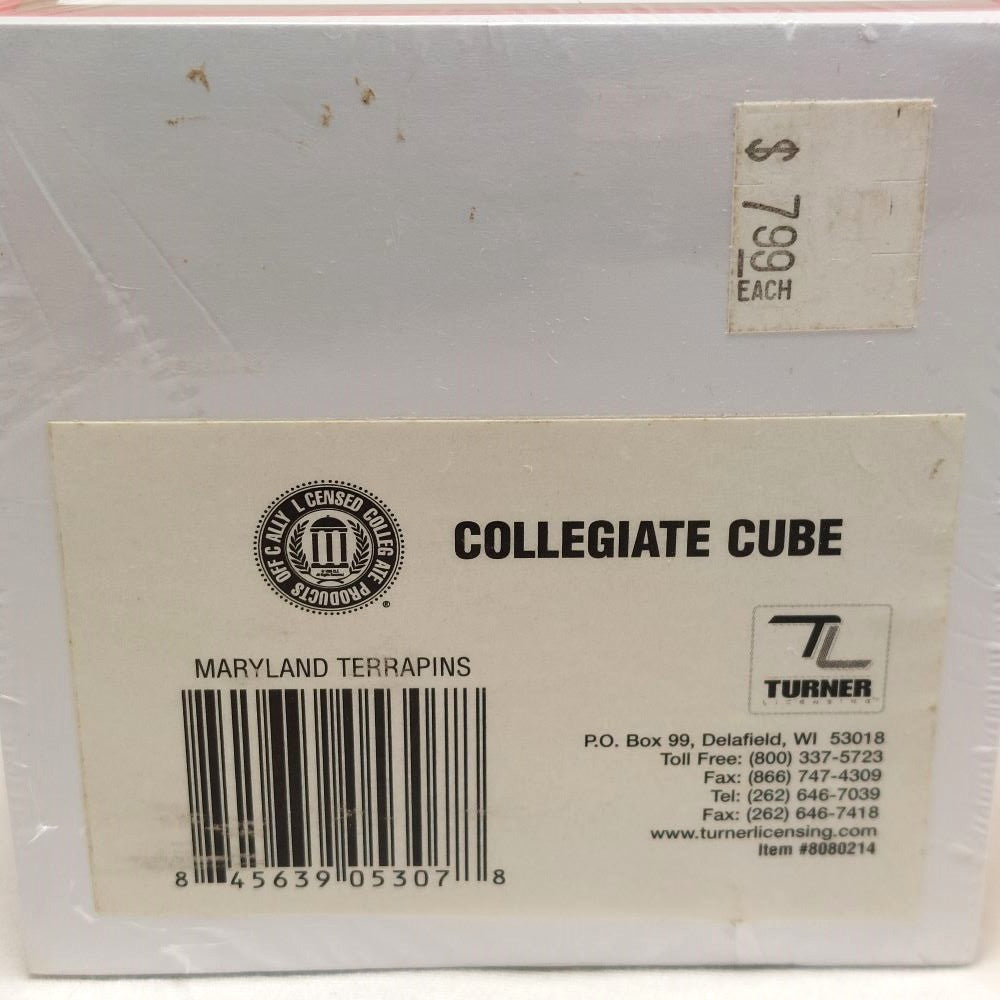 Turner Licensing Collegiate Note Cube Maryland Terrapins