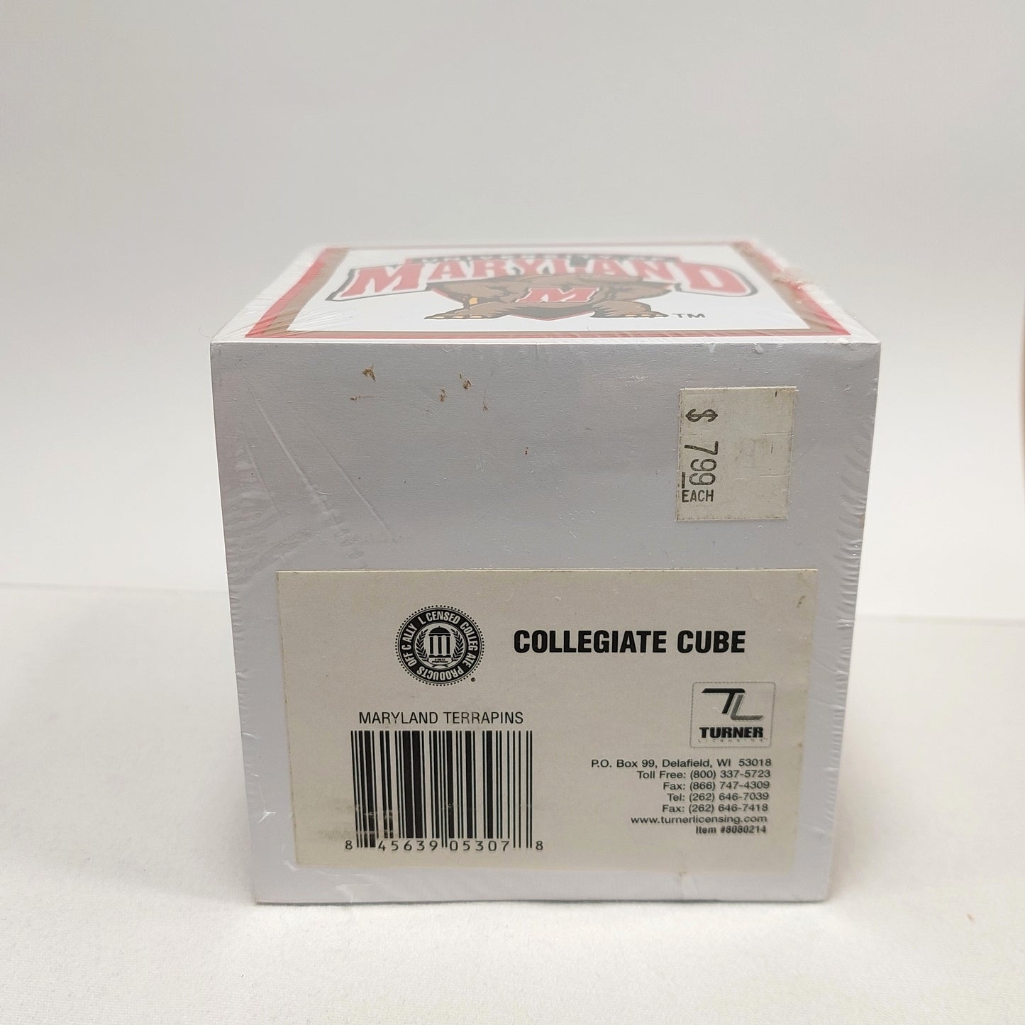 Turner Licensing Collegiate Note Cube Maryland Terrapins
