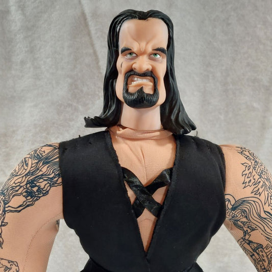 Jakks Pacific Pro Wrestling WWF WWE Undertaker 17" Vinyl Plush Doll