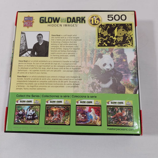 Master Pieces Glow in the Dark Pandas Hidden Images Jigsaw Puzzles