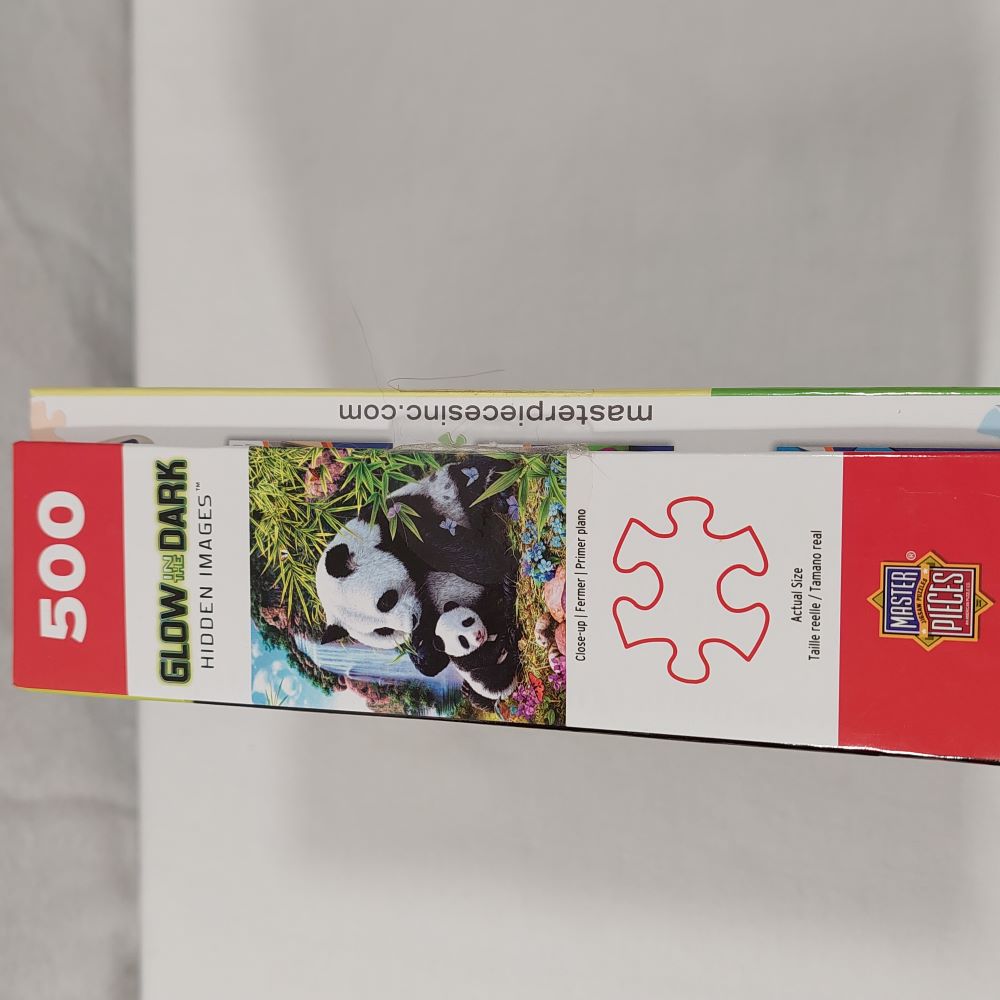 Master Pieces Glow in the Dark Pandas Hidden Images Jigsaw Puzzles