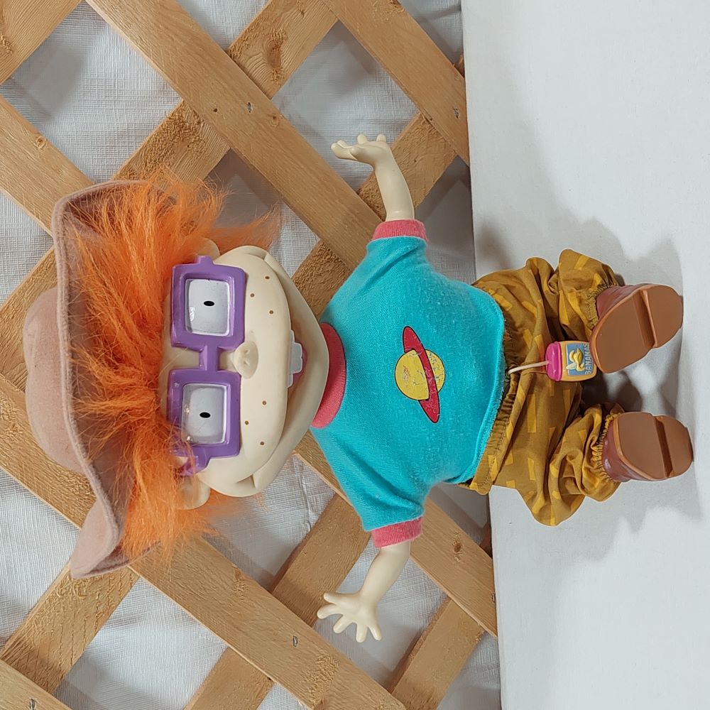 Vintage Rugrats Chuckie Finster Goes Bananas Shakes Doll