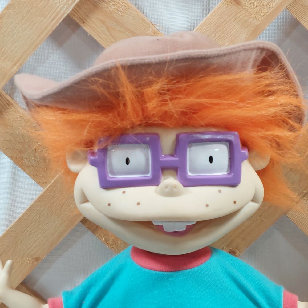 Vintage Rugrats Chuckie Finster Goes Bananas Shakes Doll