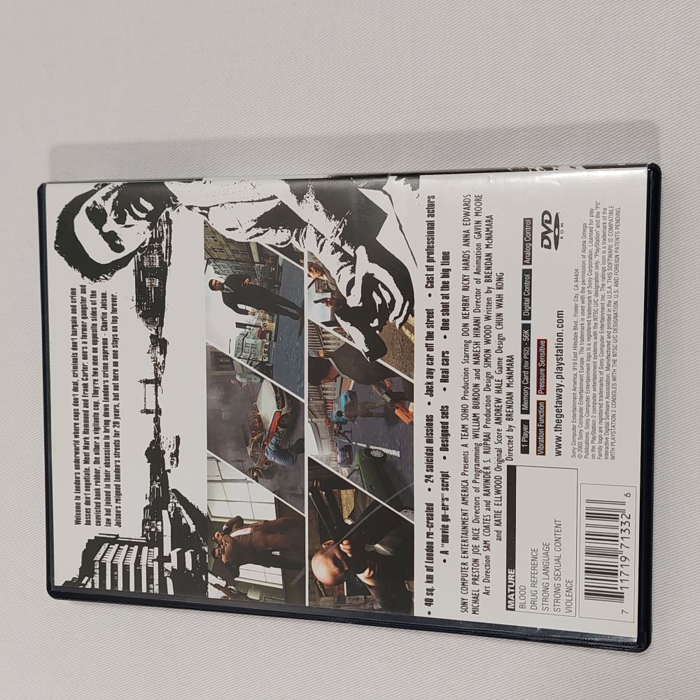 The Getaway PS2 Game