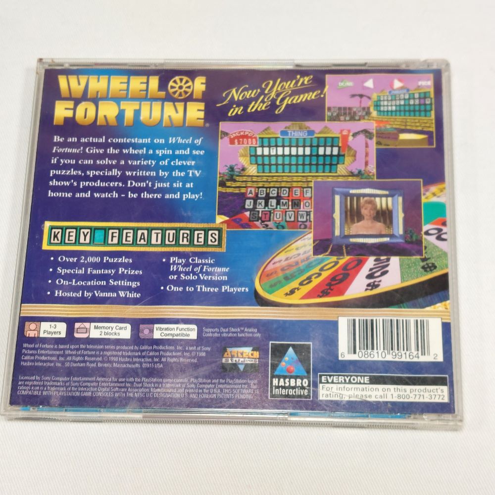 PlayStation Game Wheel of Fortune