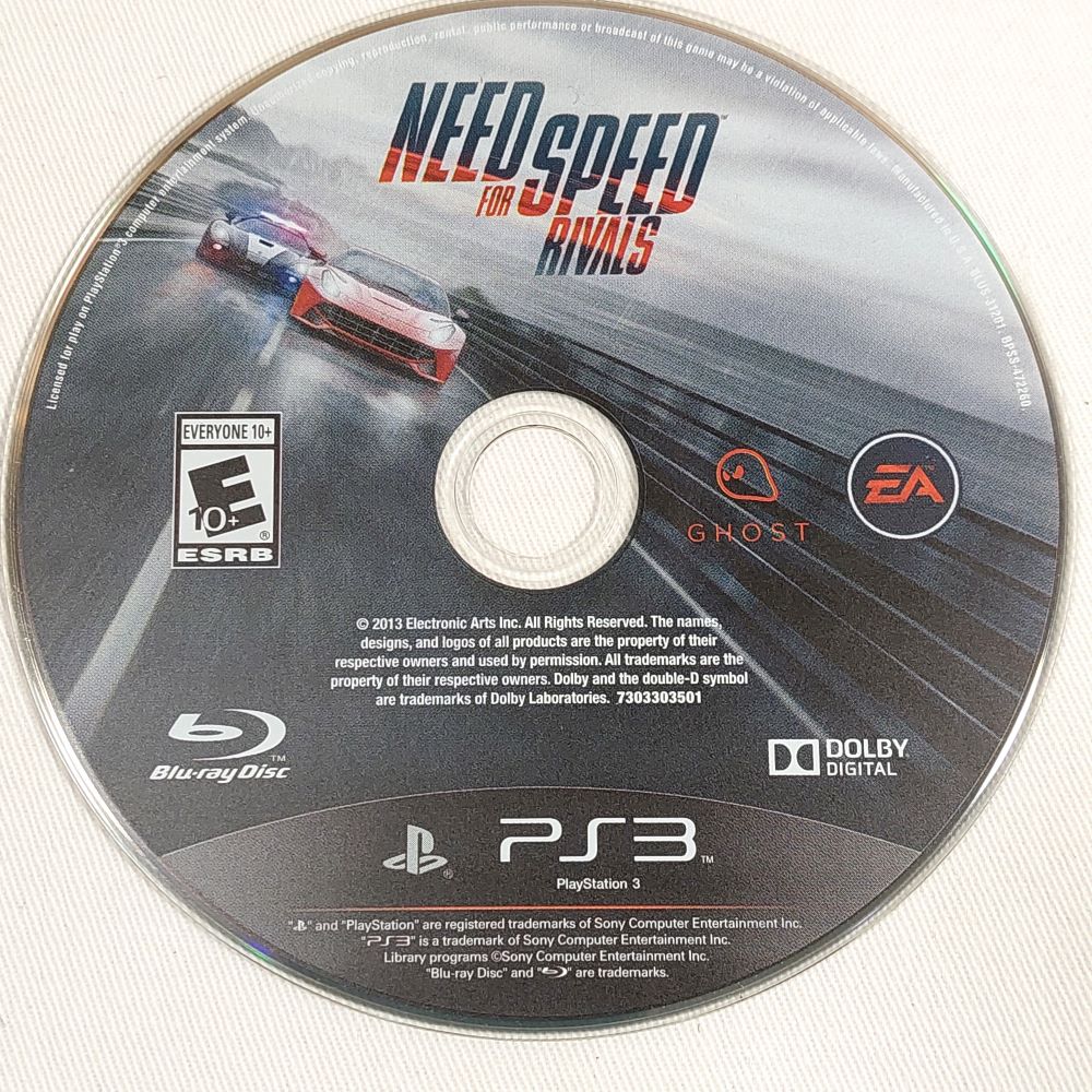 PS3 Game Need for Speed Rivals