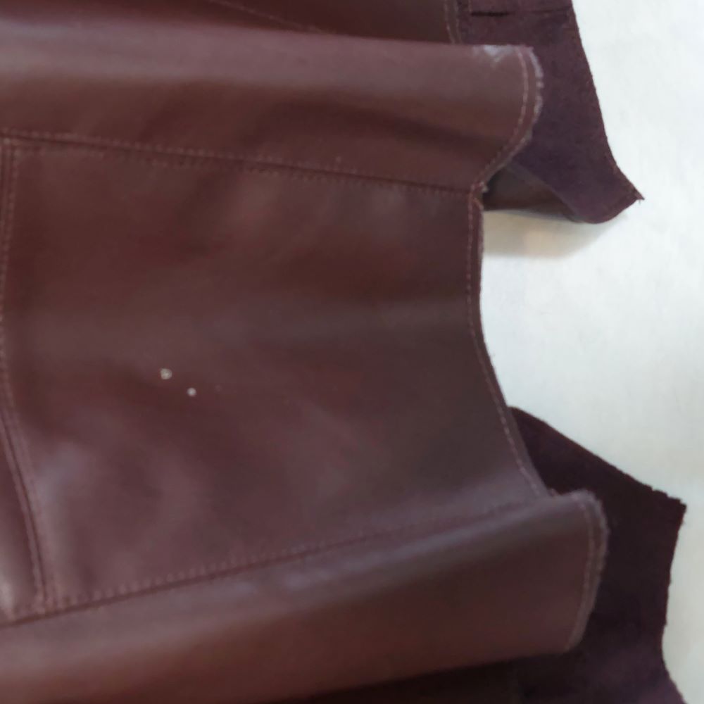 Faux Leather Drape Jacket Juniors Size M