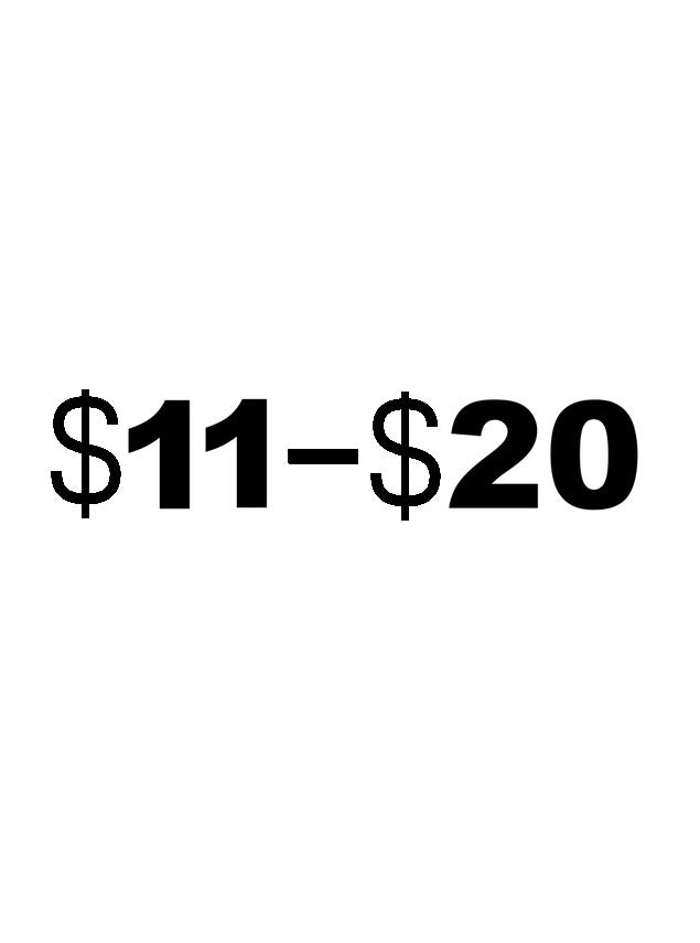 Products $11 to $20