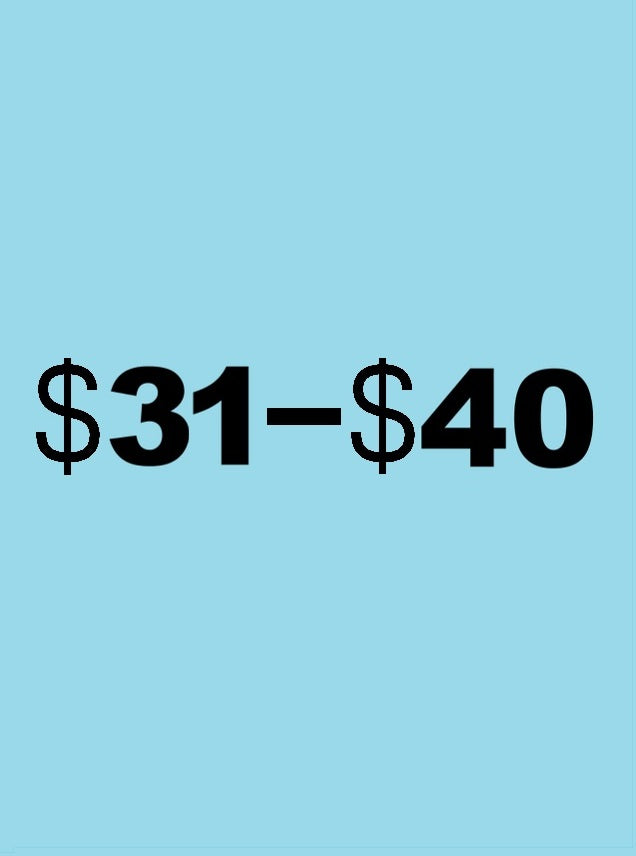 Products $31 to $40