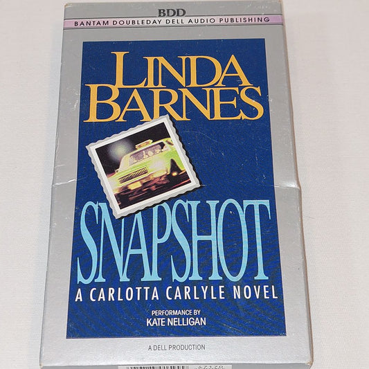 Linda Barnes Snapshot A Carlotta Carlyle Novel Audiobook on Cassette