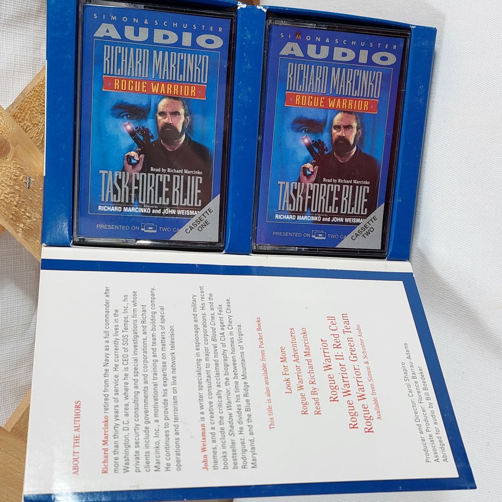Richard Marcinko Rogue Warrior Task Force Blue on Audiobook