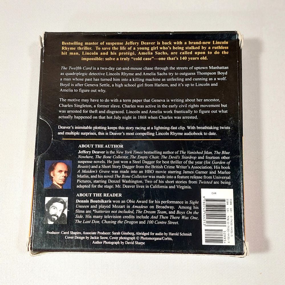 The Twelfth Card by Jeffery Deaver Audiobook on CD