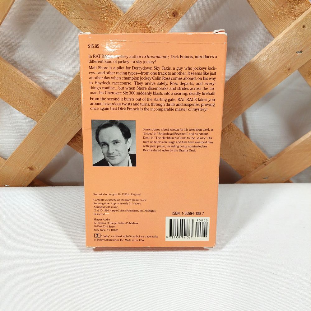 Dick Francis Audiobook Rat Race on Cassette