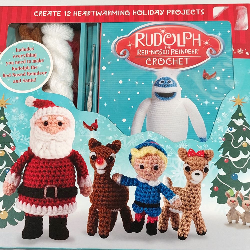 Thunder Bay Press Rudolph The Red-Nosed Reindeer Crochet Kit