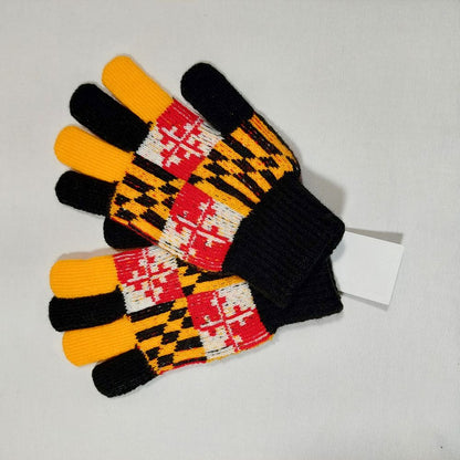 Maryland Flag Winter Gloves