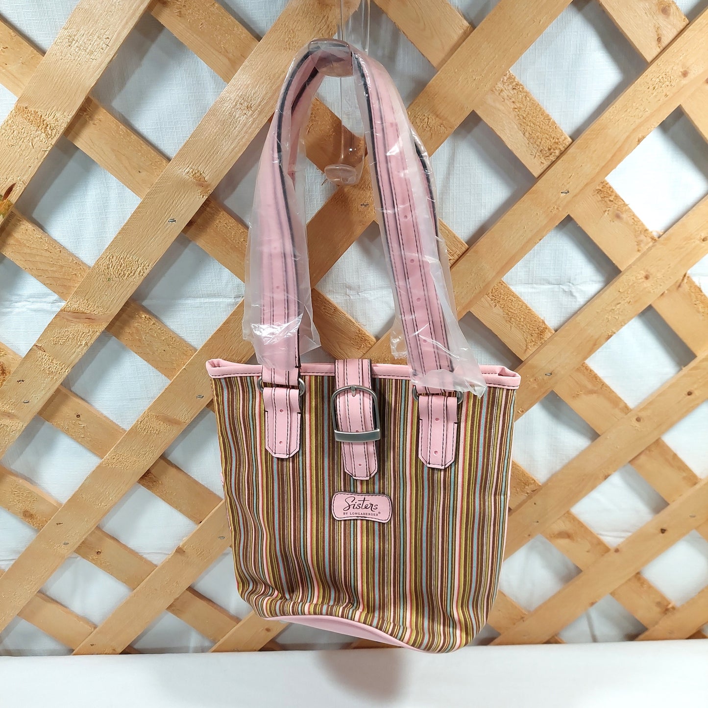 Sisters by Longaberger Soft Pink Bucket Handbag