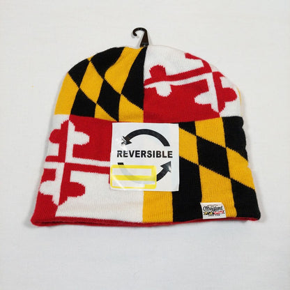 Maryland My Maryland Reversible Beanie - Maryland Flag/USA Flag