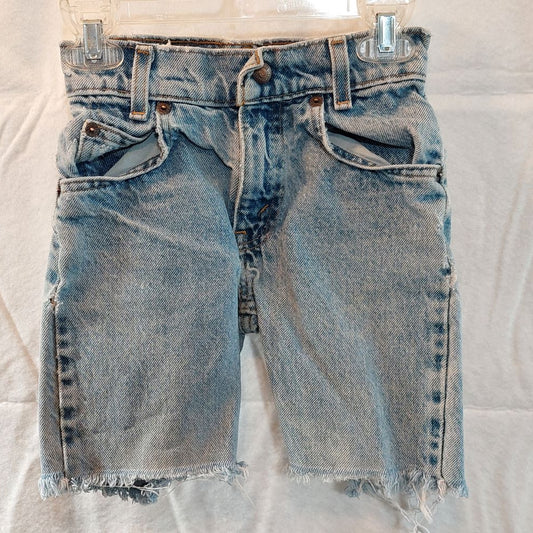 Levi's 550 Vintage Relaxed Fit Cut-Off Shorts Boys Regular Size 6