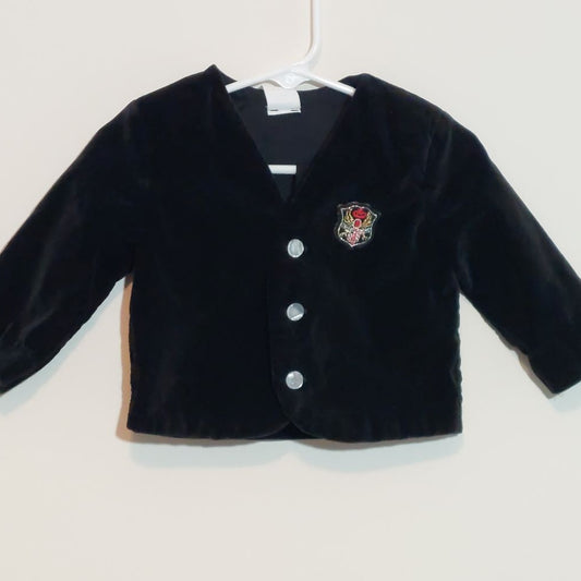 Vintage Velvet Blazer Jacket Infant 12 Months