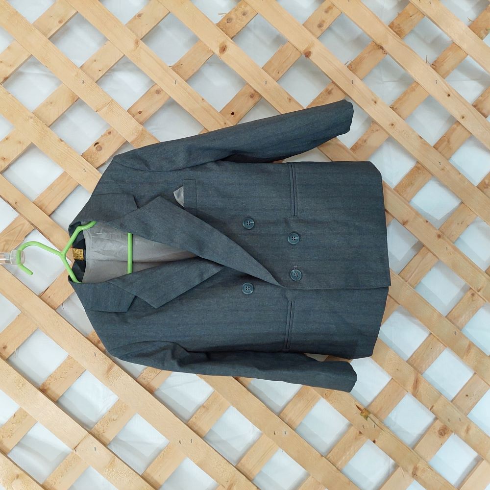 Vintage Young Classic Gray Suit Jacket Boys Size 5R