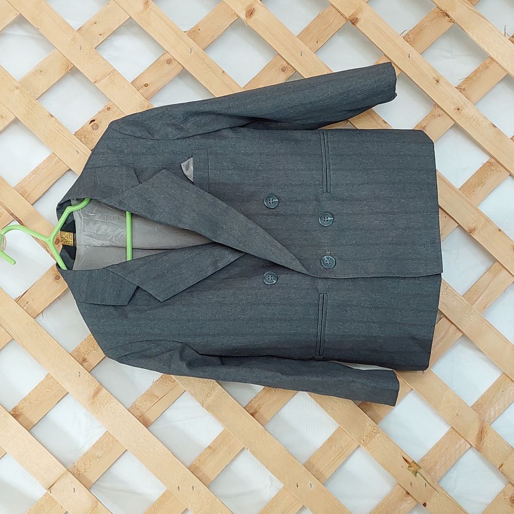 Vintage Young Classic Gray Suit Jacket Boys Size 5R