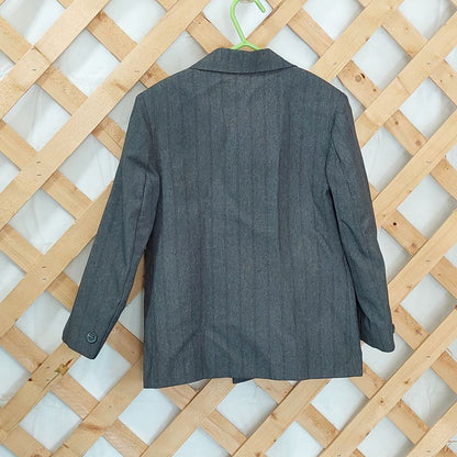 Vintage Young Classic Gray Suit Jacket Boys Size 5R