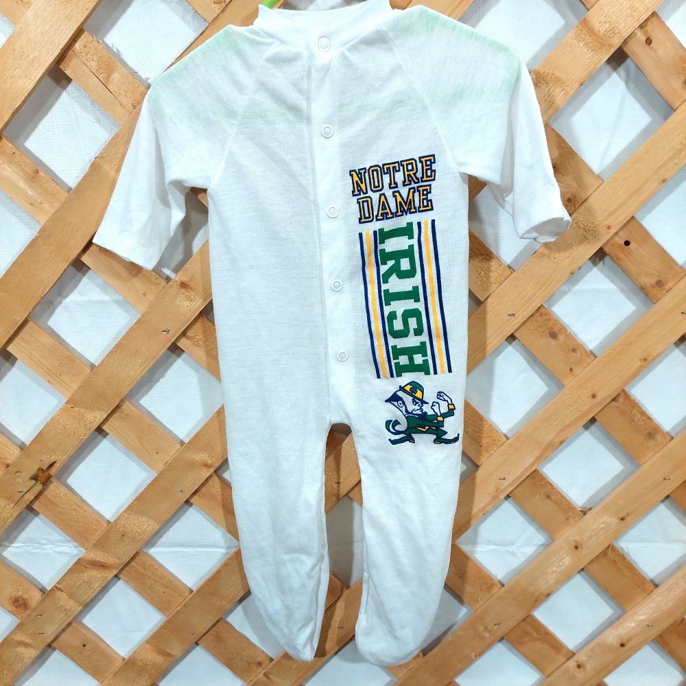 Vintage Novelty Notre Dame Infant Onesie
