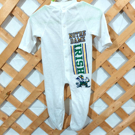 Vintage Novelty Notre Dame Infant Onesie