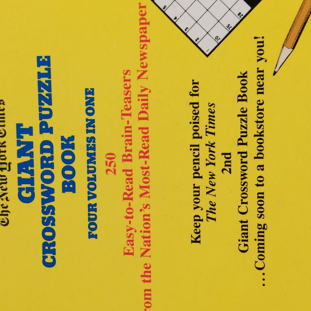 The New York Times Giant Crossword Puzzle Book