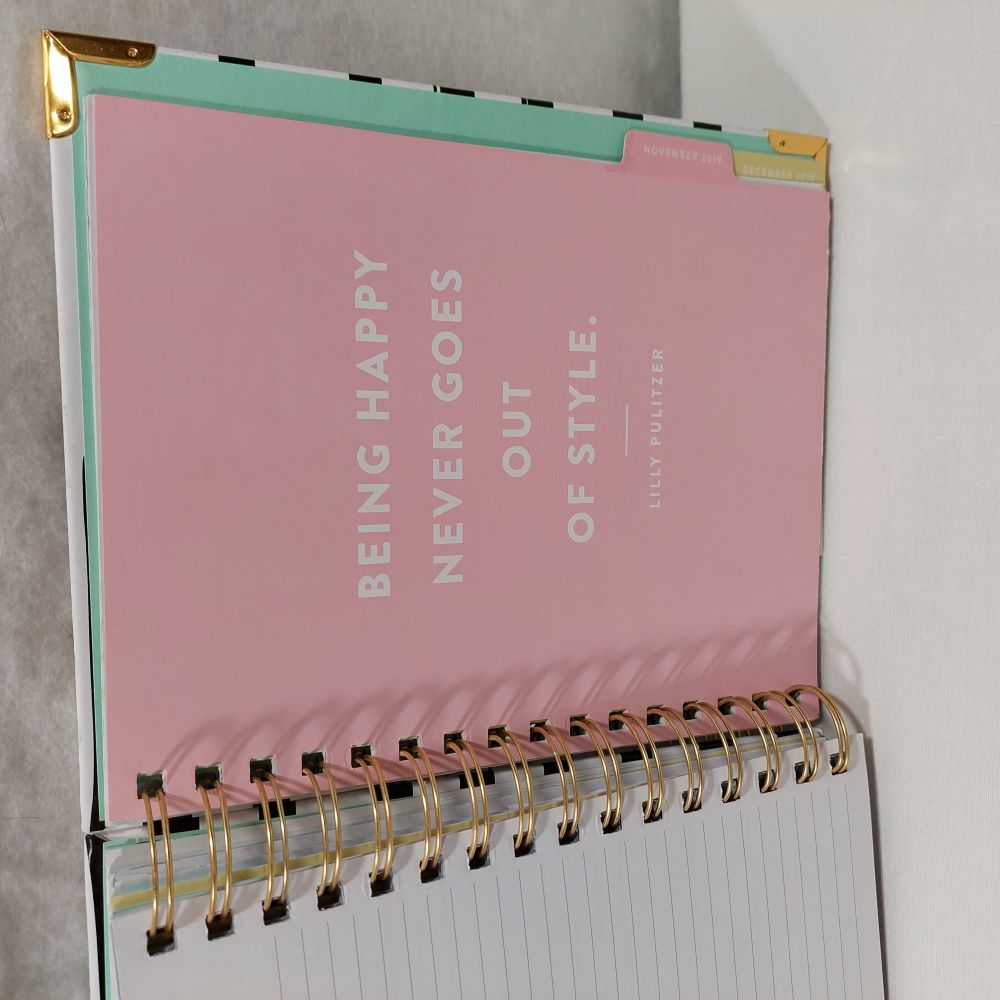 Eccolo 2018-2019 Day Planner Spiral Book