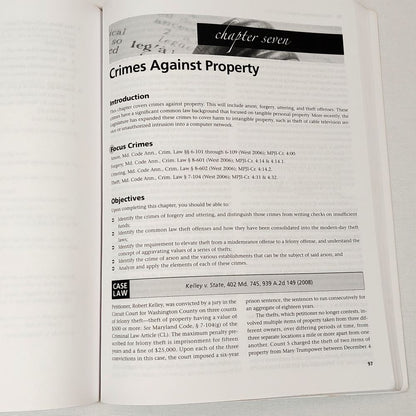 Criminal Law in Maryland: Cases, Concepts and Critical Analysis Second Edition