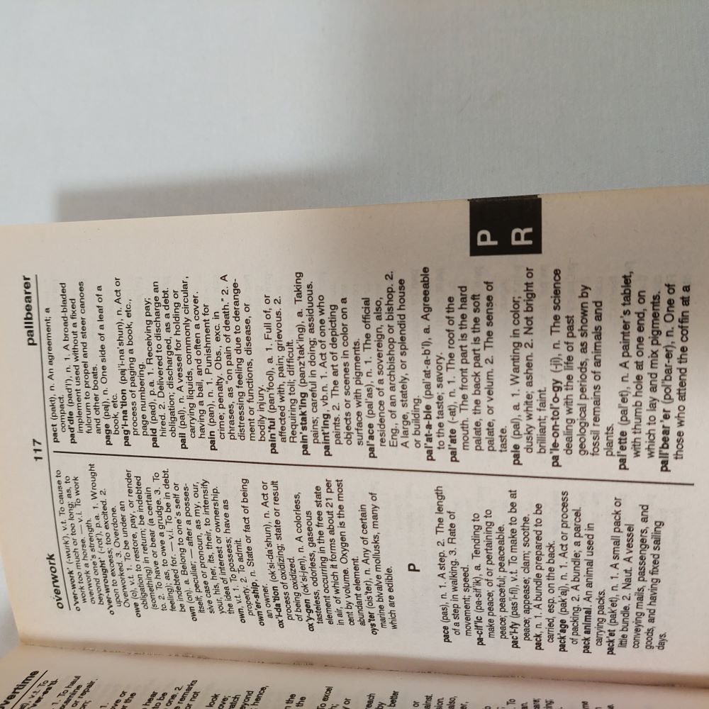 Webster's Dictionary and Roget's Thesaurus Softcover Book
