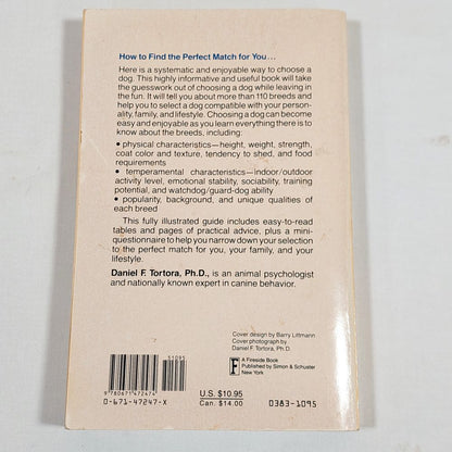 The Right Dog For You by Daniel F. Tortora, Ph.D