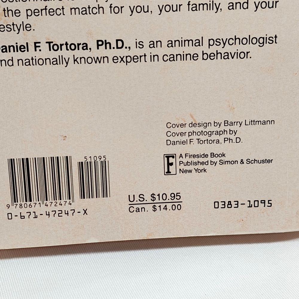 The Right Dog For You by Daniel F. Tortora, Ph.D