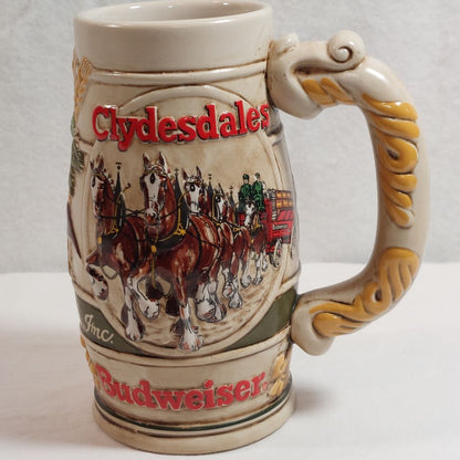 Budweiser Clydesdale Mugs Set of 2