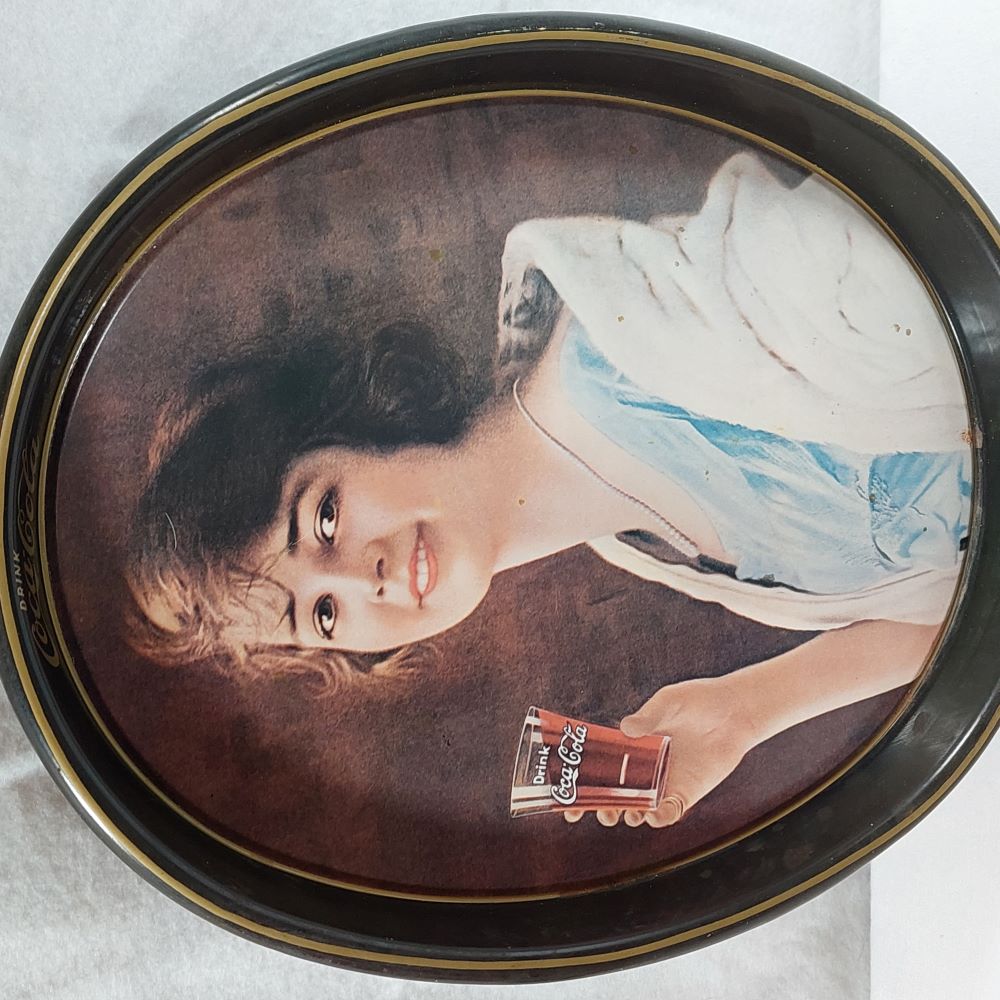 Coca-Cola Serving Tray Flapper Girl