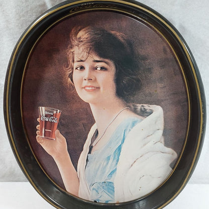 Coca-Cola Serving Tray Flapper Girl