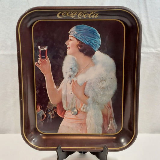 Rectangular Coca-Cola Serving Tray Flapper Girl