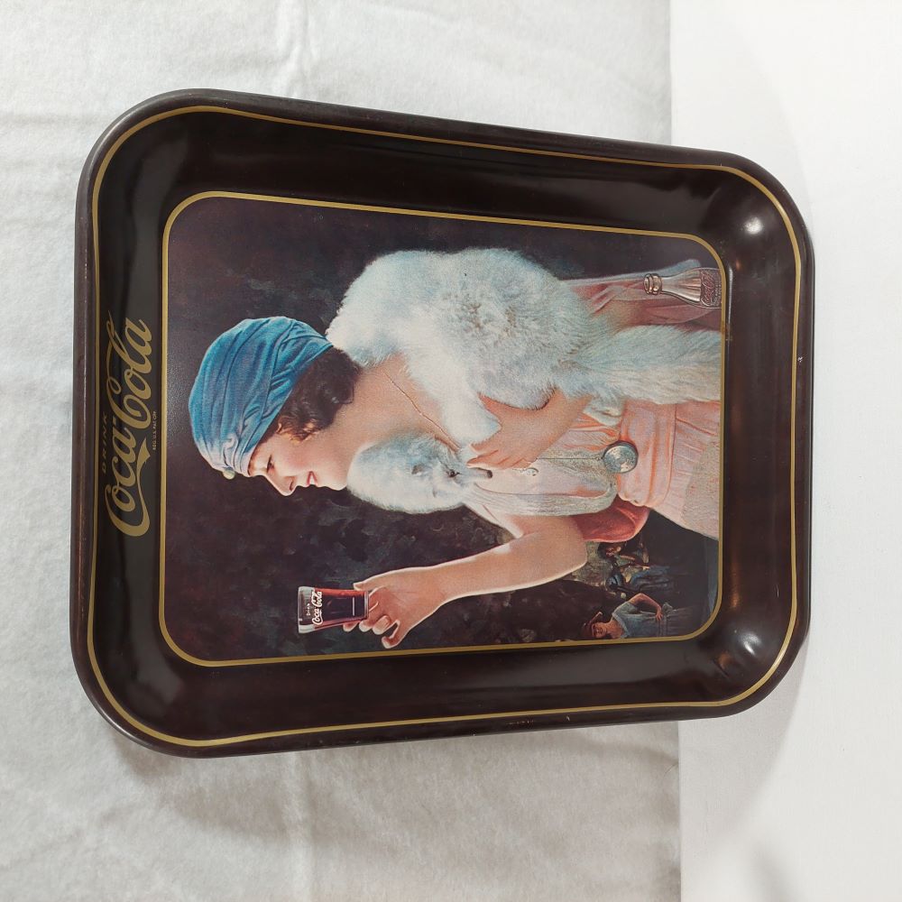 Rectangular Coca-Cola Serving Tray Flapper Girl